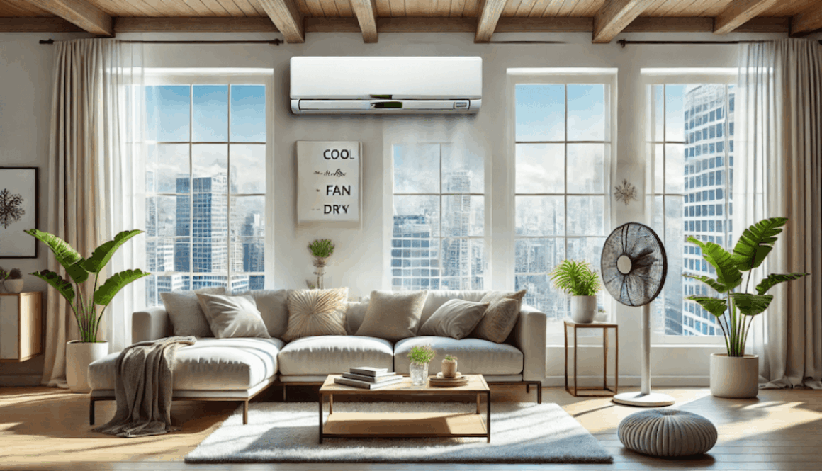 Modes Cool, Ventilateur et Déshumidification