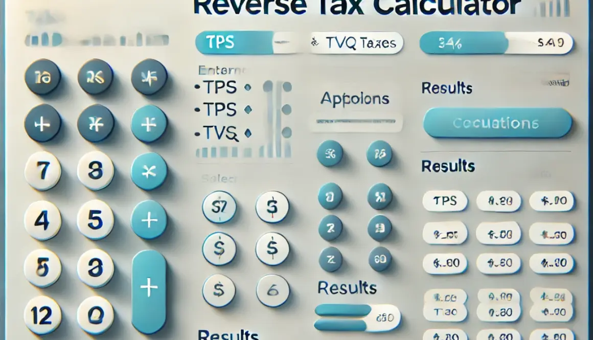 Outils pour le calcul de taxe de vente inversée